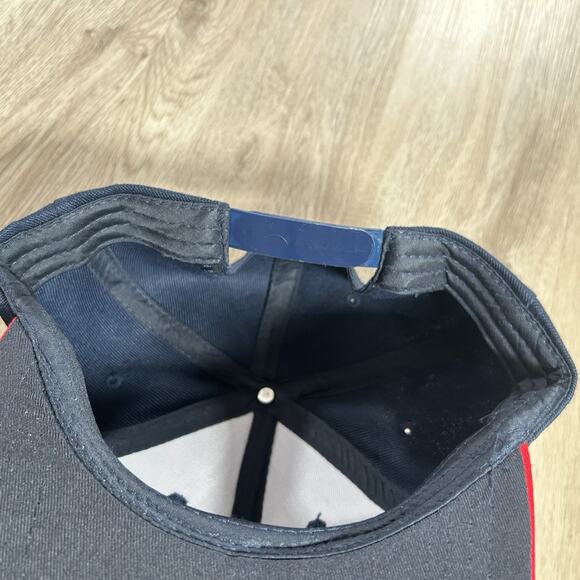 Vintage Atlanta Braves Hat Snapback MLB Baseball‎ Blue Red Wool Blend Cap - Picture 4 of 8